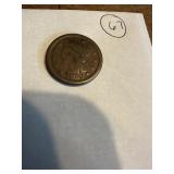 1853 Large US One cent