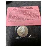 Gem proof Kennedy half dollar