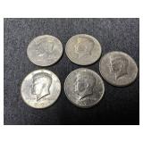 MIsc 1971 Kennedy half dollars