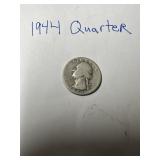 1944 Silver quarter