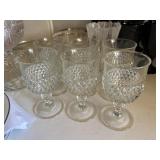 Indiana glass Diamond glasses