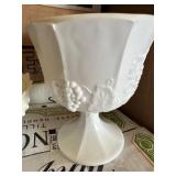 Vintage Indiana glass compote bowl Colony Harvest