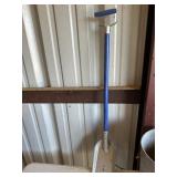 Small garden shovel, roll of weedeater string