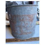 Galvanzied Minnow bucket w/hole