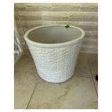 Large glazed planter