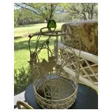 Metal home decor birdcage