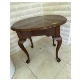 Wooden lamp table