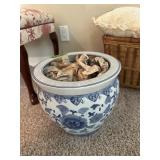 Large Asian glazed Planter