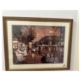 Large framed print