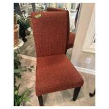 Red cloth chair