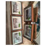 MIsc framed prints lot