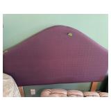 Full size padded headboard