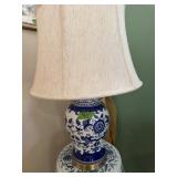 Glazed Asian style lamp