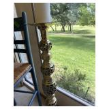 4ft Brass candleholder