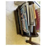 Wooden magazine holder