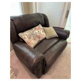 Large leather chair