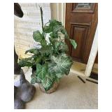 Faux floral decor