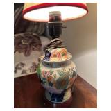 Glazed Asian lamp
