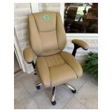 Leather ? office chair, gently used