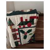 Christmas theme quilt-clean