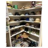 MIsc lot of Shoes, Mens hats etc