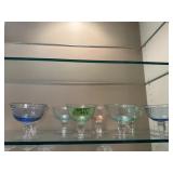 MIsc glass dishes-multi color