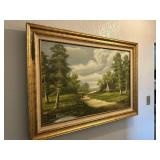 Large framed Oil painting