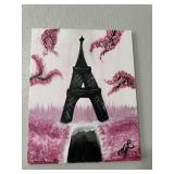 Eiffel tower painting