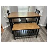 TAble w/2 chairs and bench