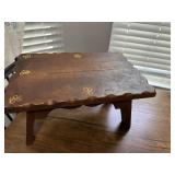 Handpainted wooden stool