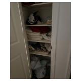 Closet of misc linens