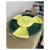 Vintage Lazy Susan tray-gently used