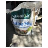 Bag of potting soil