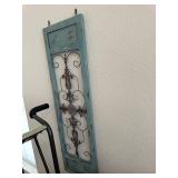 Wood and metal wall art