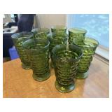 Green glass Tierra glasses