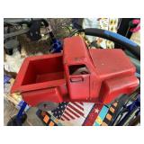 Red metal truck