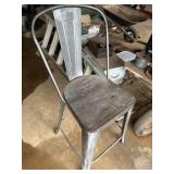 Metal bar stool