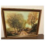 Framed Tree painting