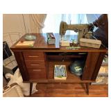 Necchi sewing machine w/cabinet