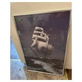 Framed Ship print