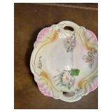 Vintage handpainted dish