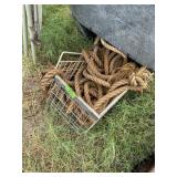 Basket of large rope
