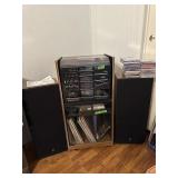 General Electric Stereo w/turntable and speakers
