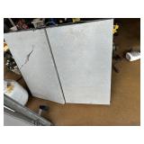 Alum folding table