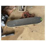 Wooden skateboard