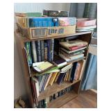 Bookcase with misc books