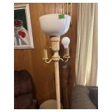 Old metal floor lamp