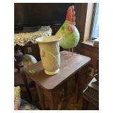 Wooden table w/decor
