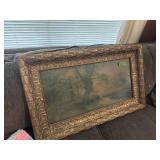 Antique picture and frame