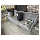 Wooden bench